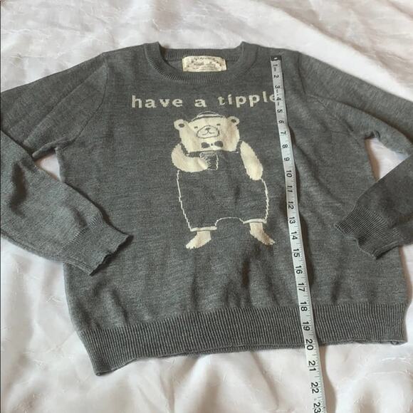 Mouth Valley have a tipple bear sweater, m - Picture 3 of 6